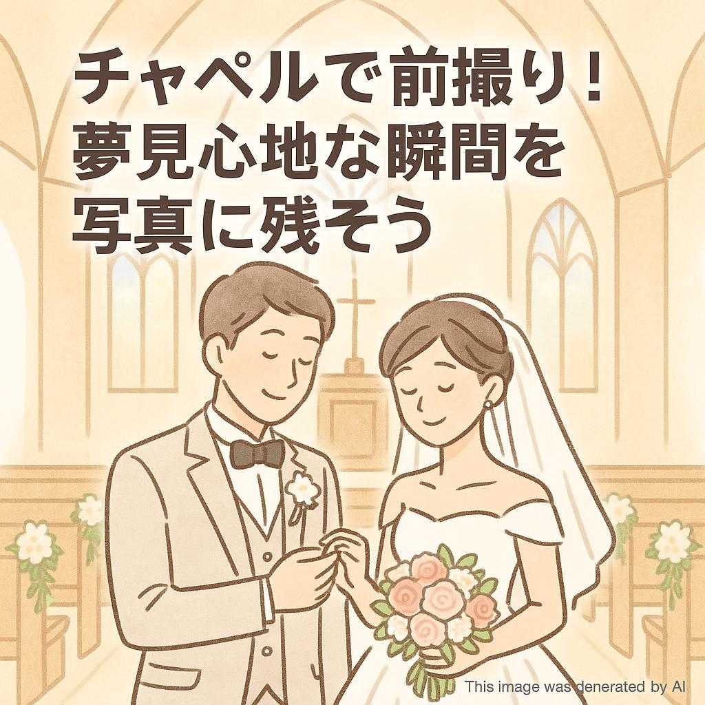 チャペルで前撮り！夢見心地な瞬間を写真に残そう