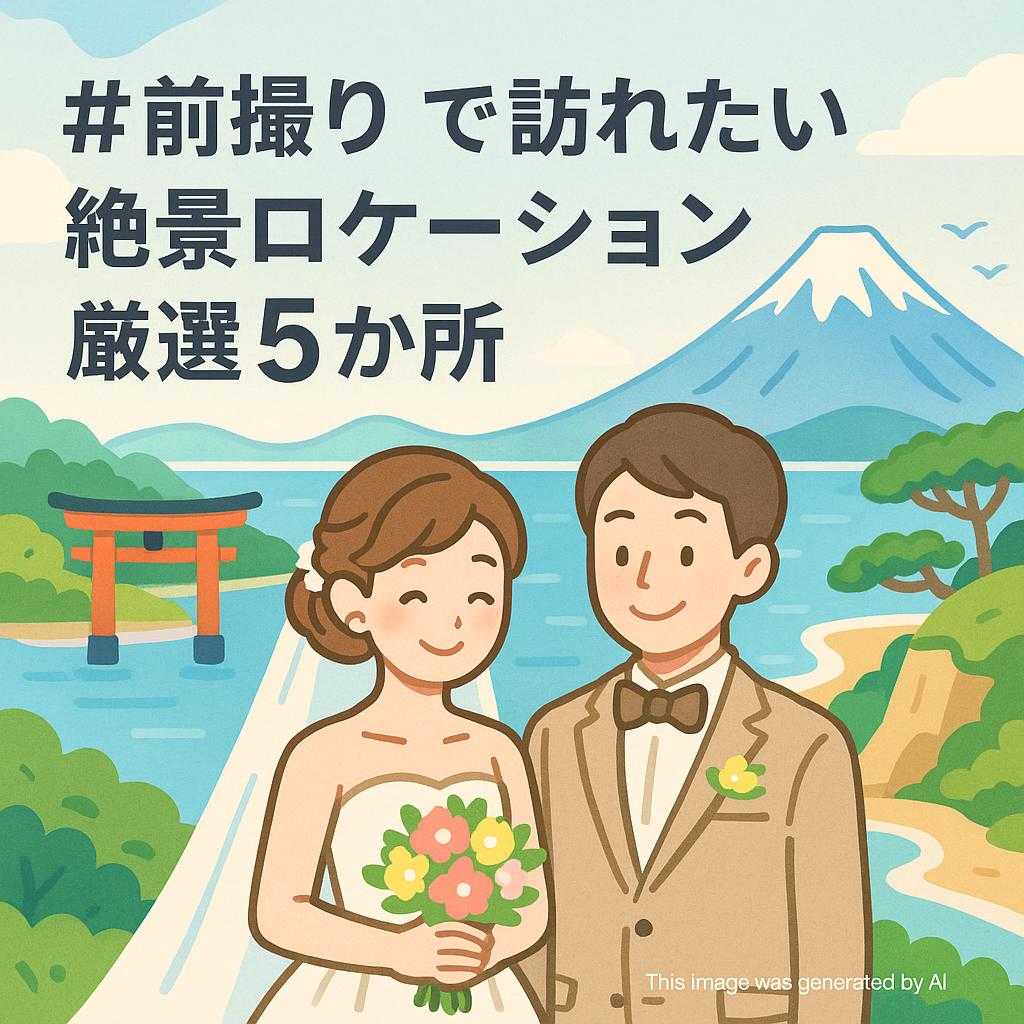#前撮り で訪れたい絶景ロケーション厳選5か所