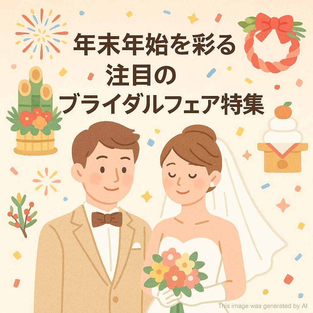 年末年始を彩る注目のブライダルフェア特集