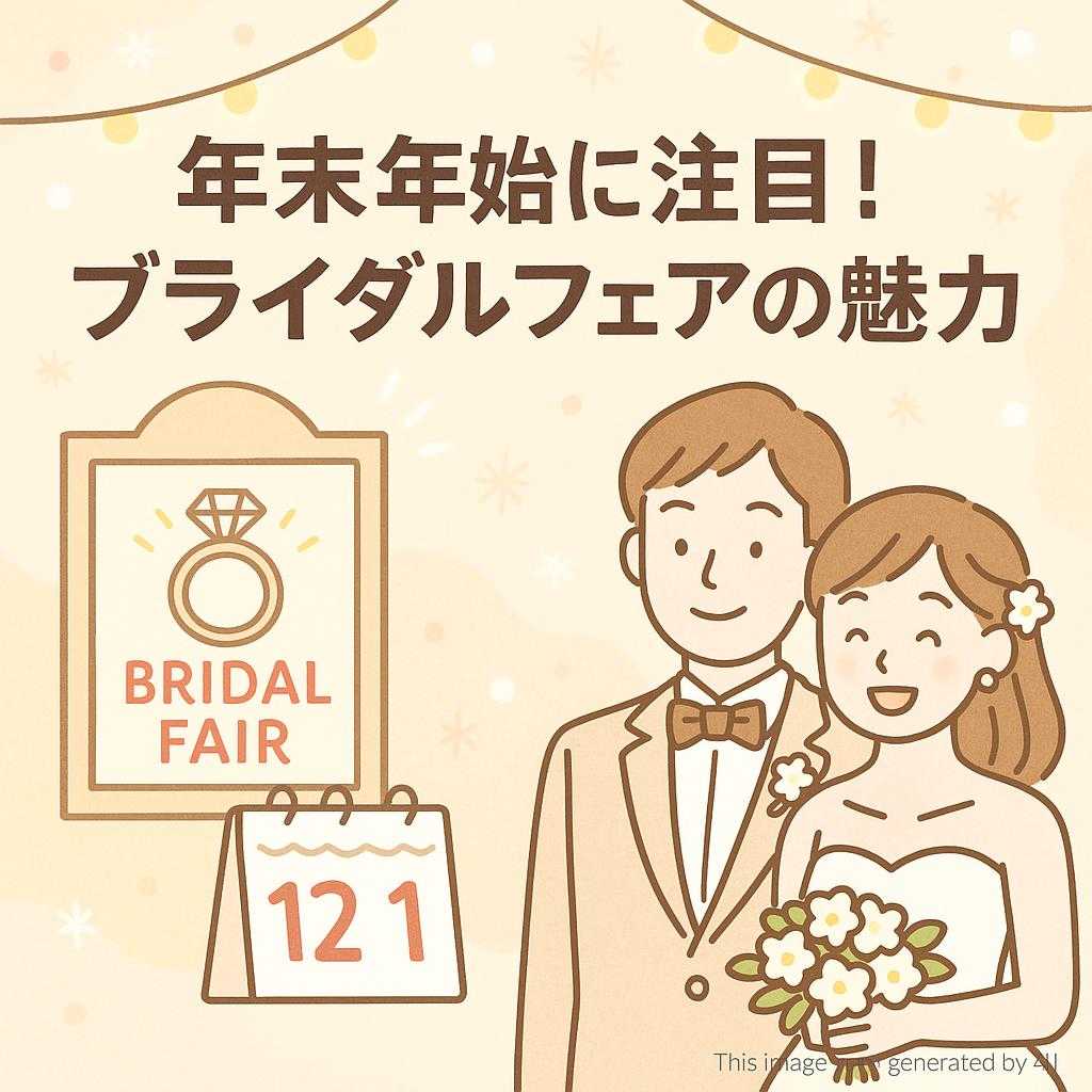 年末年始に注目！ブライダルフェアの魅力