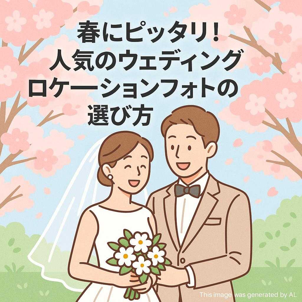 春にピッタリ！人気のウェディングロケーションフォトの選び方