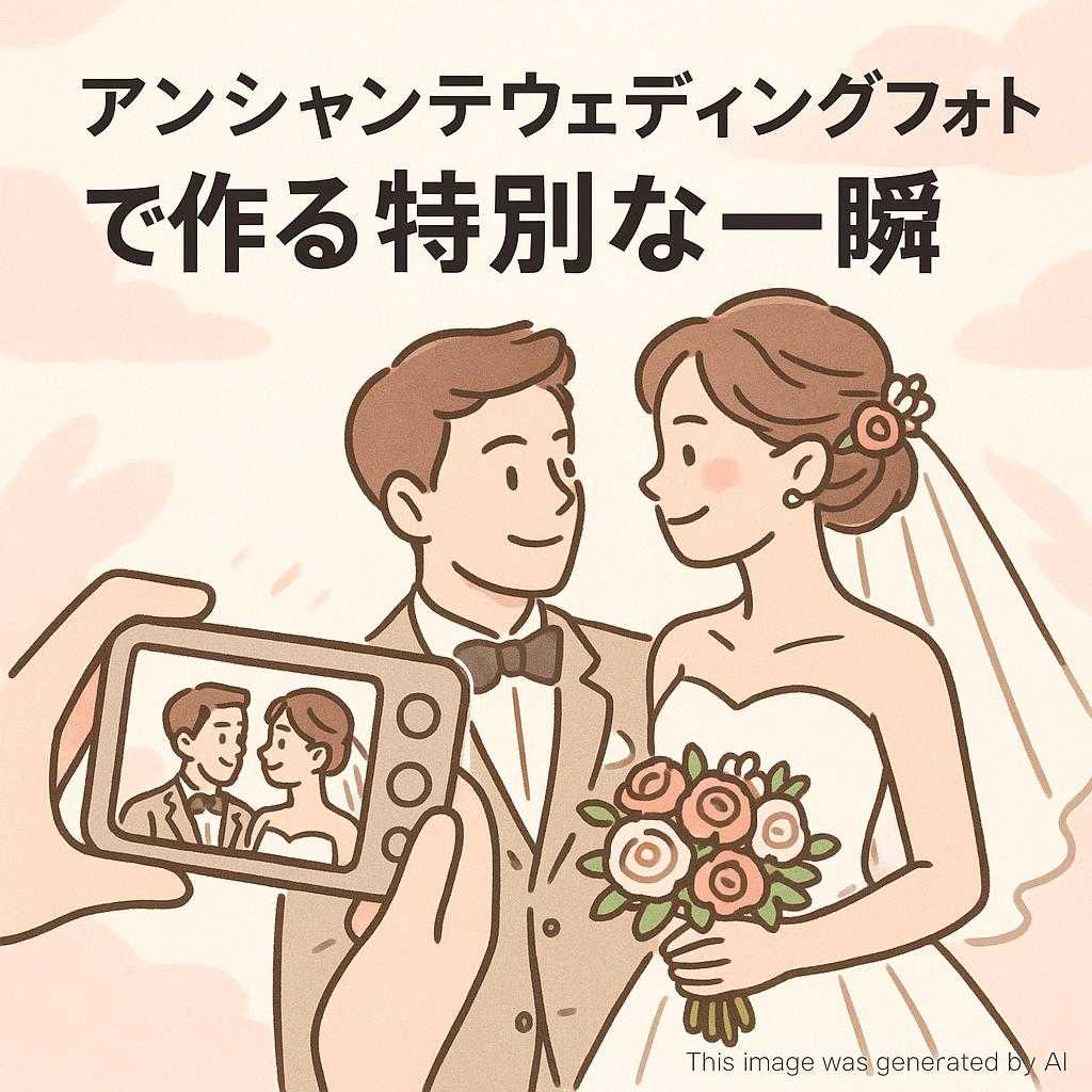 アンシャンテウェディングフォトで作る特別な一瞬