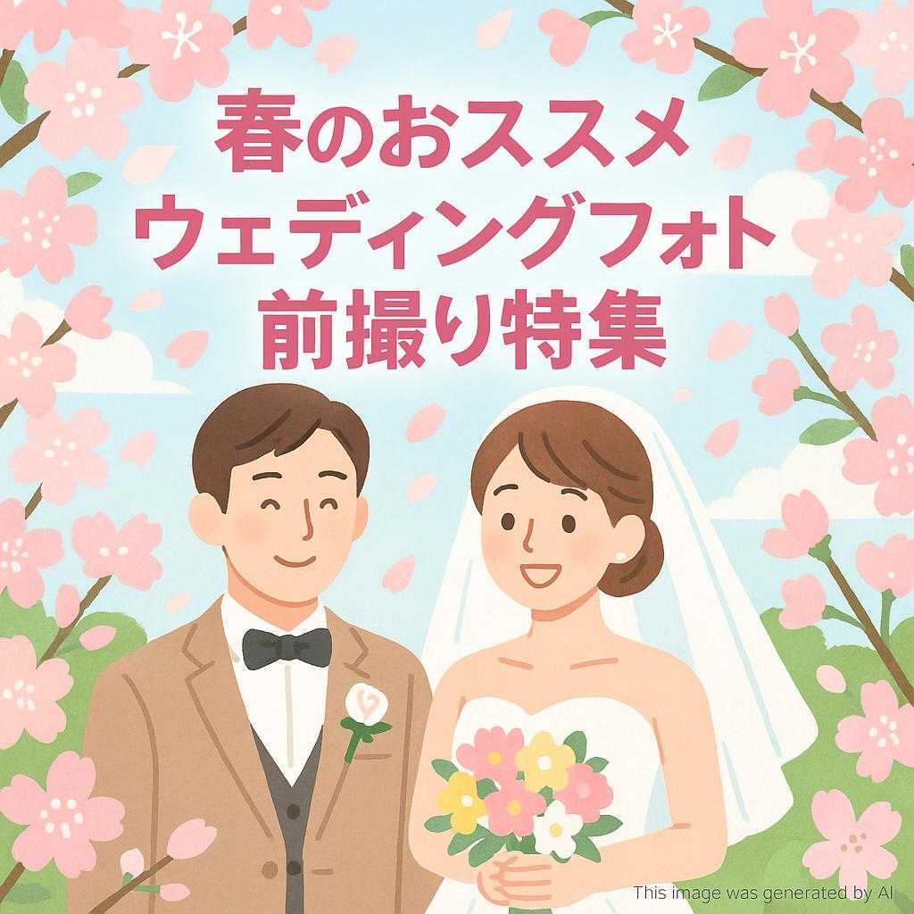 春のおススメウェディングフォト・前撮り特集