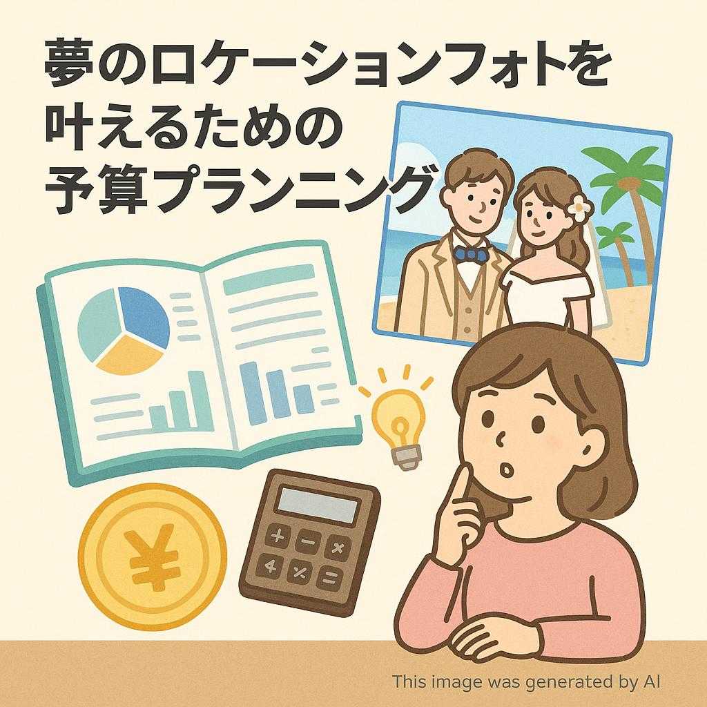 夢のロケーションフォトを叶えるための予算プランニング