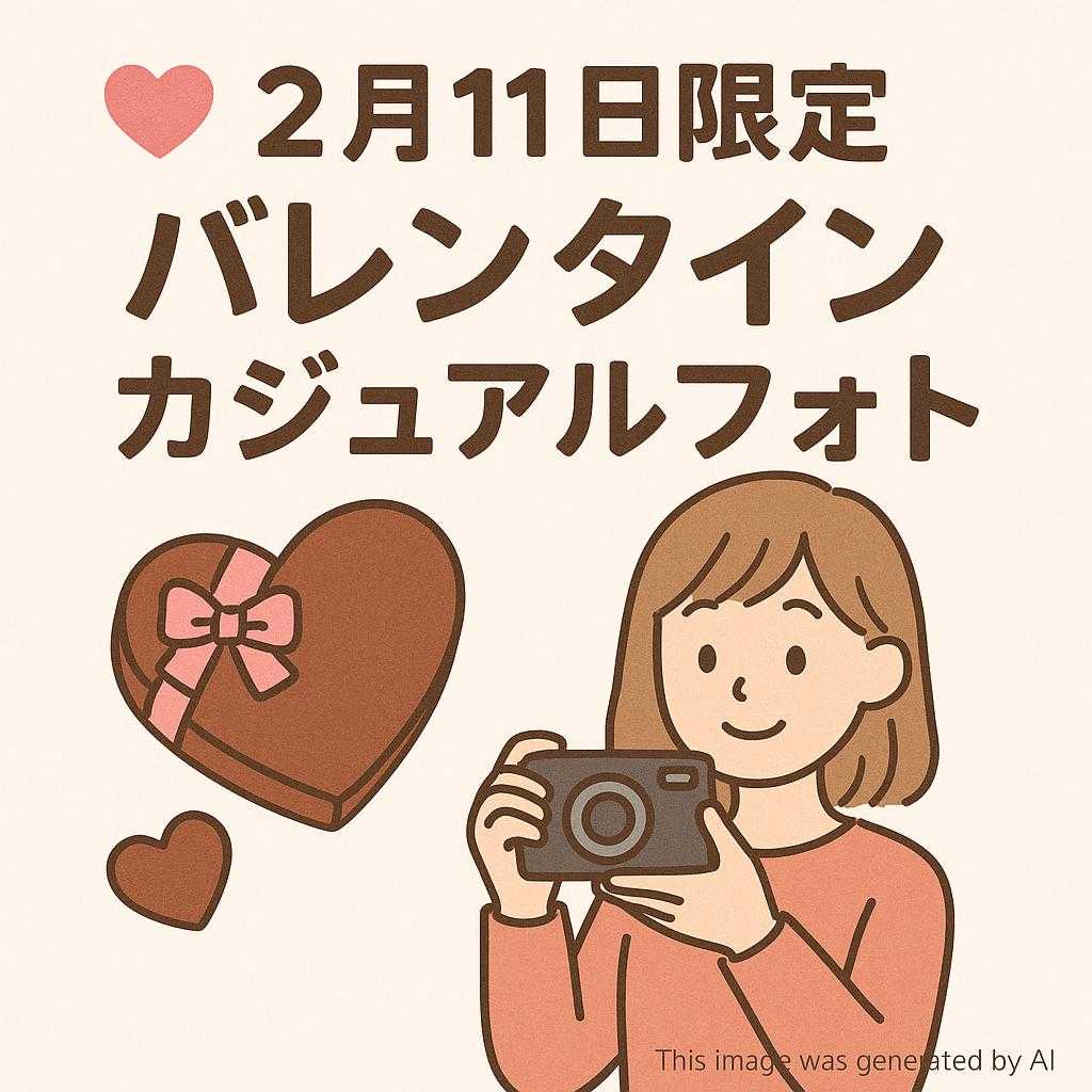 💝 2月11日限定 バレンタイン カジュアルフォト📸
