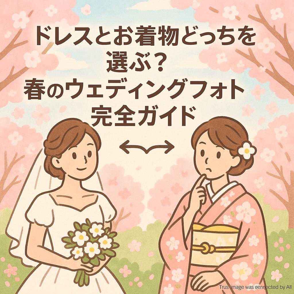 ドレスとお着物どっちを選ぶ？春のウェディングフォト完全ガイド