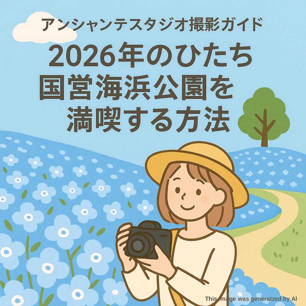 アンシャンテスタジオ撮影ガイド 2026年のひたち国営海浜公園を満喫する方法