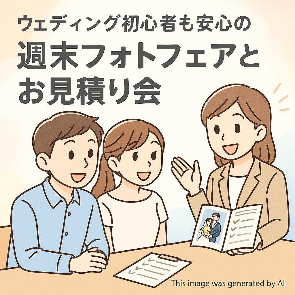 ウェディング初心者も安心の週末フォトフェアとお見積り会
