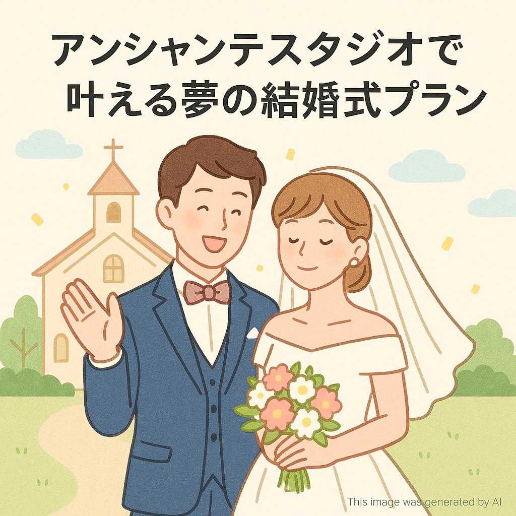 アンシャンテスタジオで叶える夢の結婚式プラン