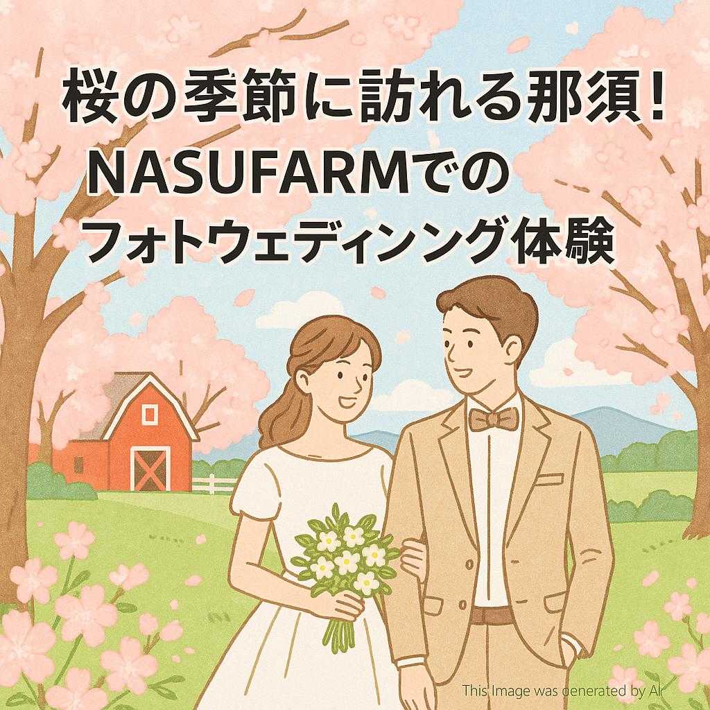 桜の季節に訪れる那須!NASUFARMでのフォトウェディング体験