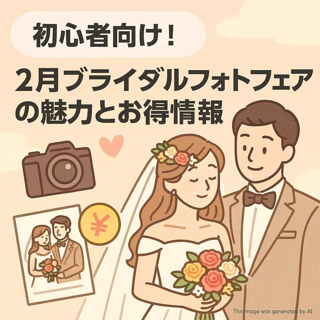 初心者向け!2月ブライダルフォトフェアの魅力とお得情報