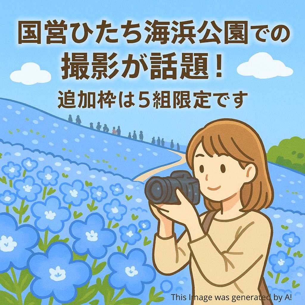 国営ひたち海浜公園での撮影が話題!追加枠は5組限定です