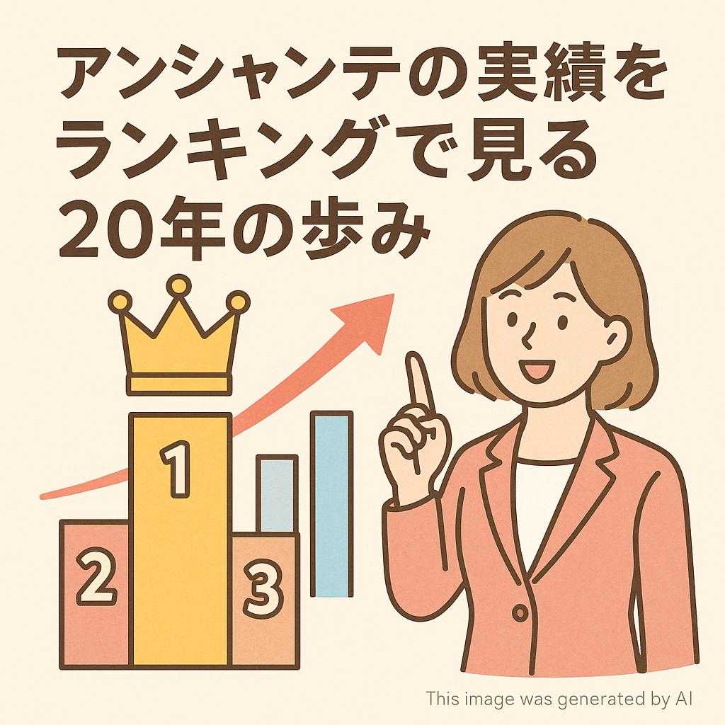 アンシャンテの実績をランキングで見る20年の歩み