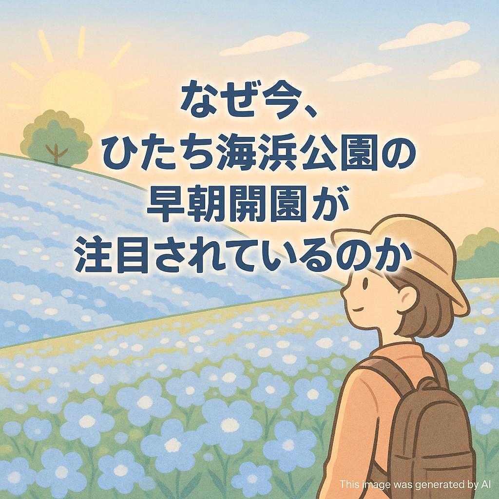なぜ今、ひたち海浜公園の早朝開園が注目されているのか