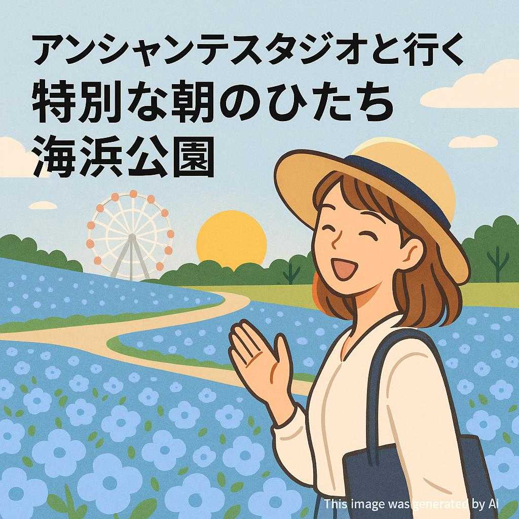 アンシャンテスタジオと行く、特別な朝のひたち海浜公園