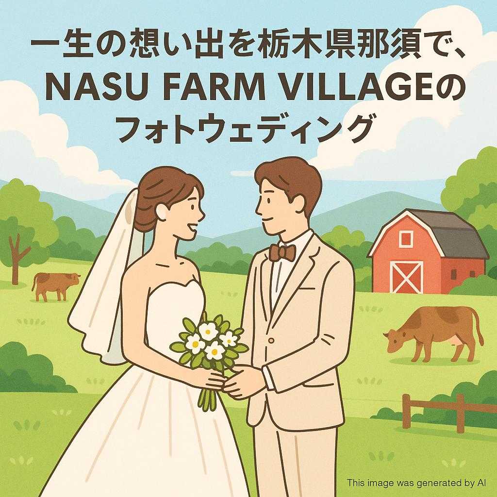 一生の想い出を栃木県那須で刻む、NASU FARM VILLAGEのフォトウェディング