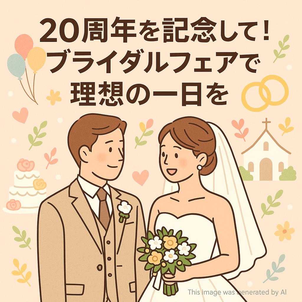 20周年を記念して！ブライダルフェアで理想の一日を