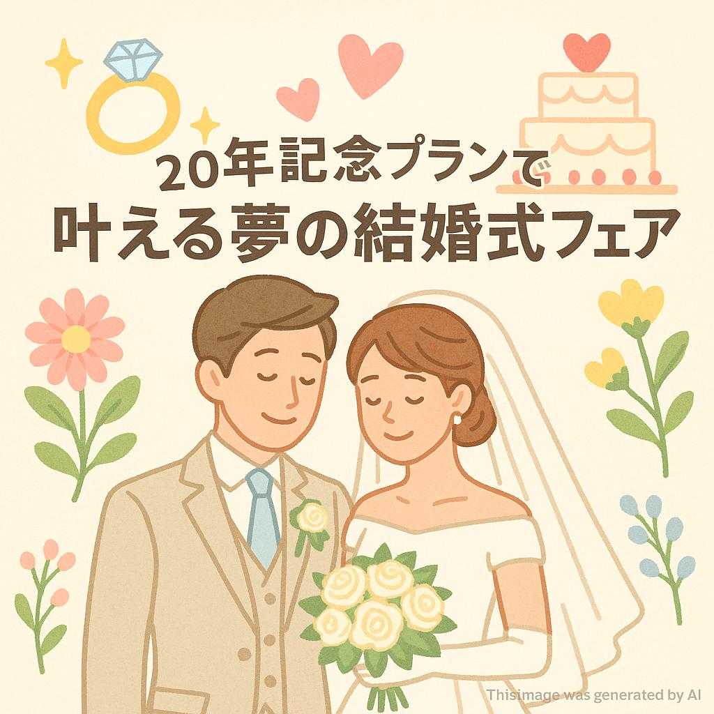 20周年記念プランで叶える夢の結婚式フェア