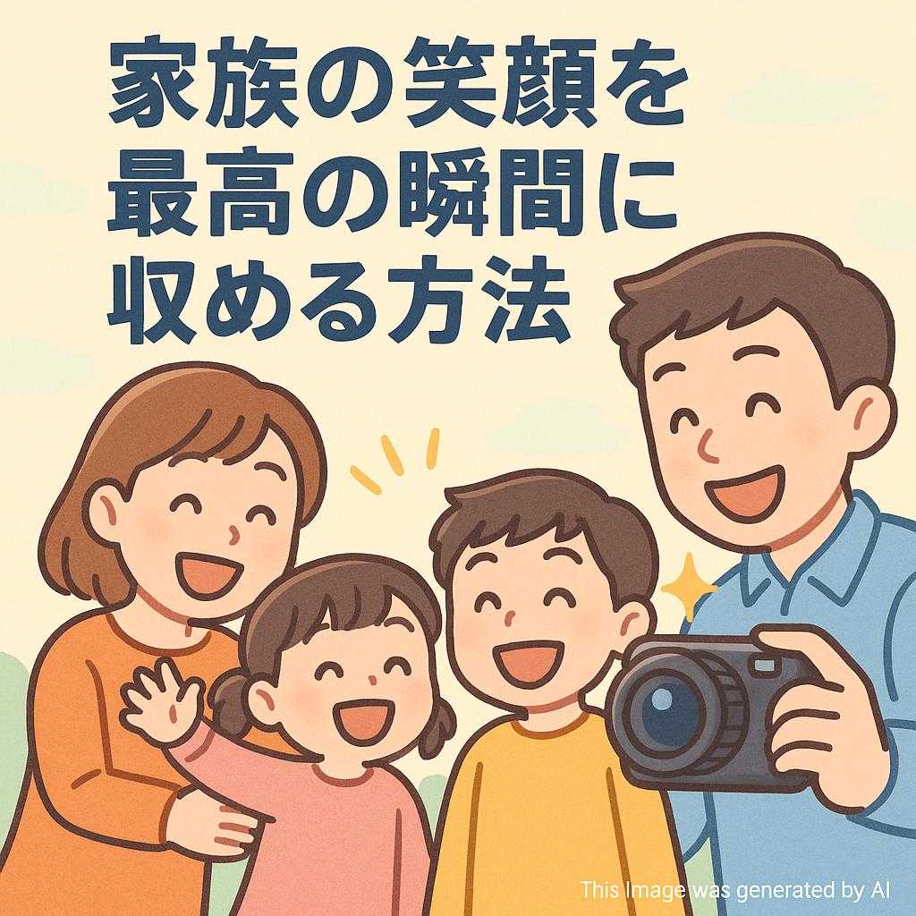 家族の笑顔を最高の瞬間に収める方法