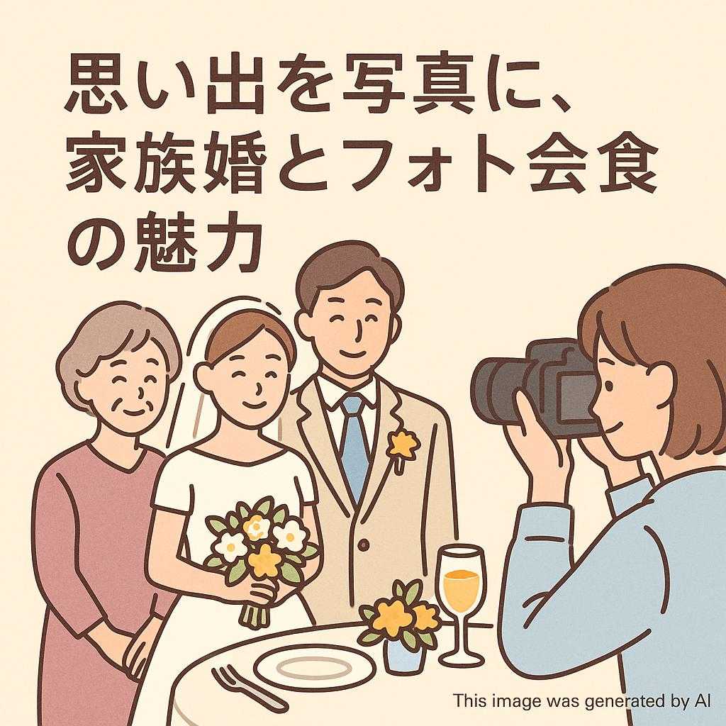 思い出を写真に、家族婚とフォト会食の魅力
