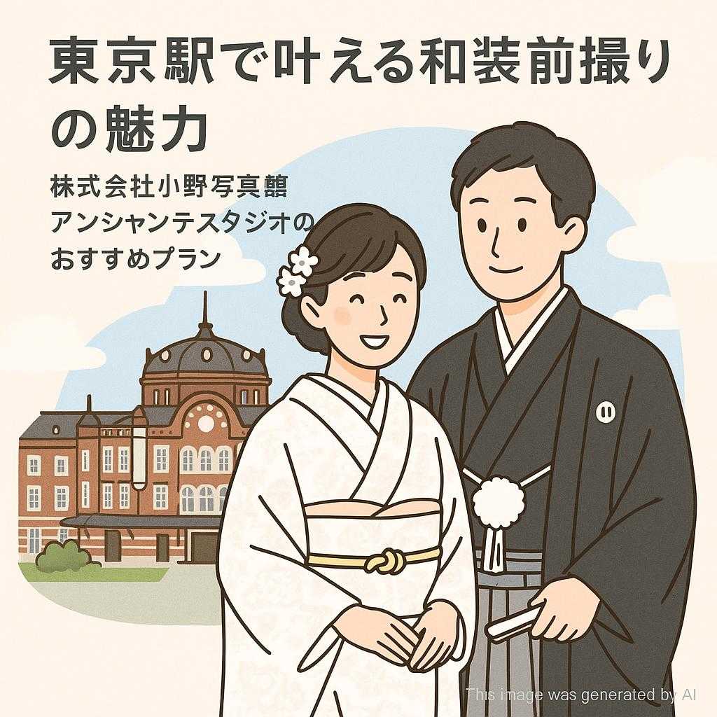 東京駅で叶える和装前撮りの魅力・株式会社小野写真館アンシャンテスタジオのおすすめプラン