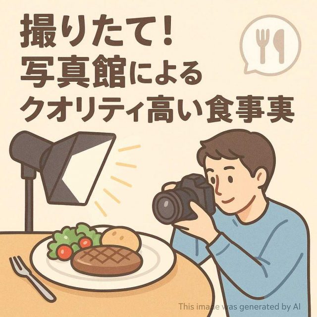 撮りたて！写真館によるクオリティ高い食事写真