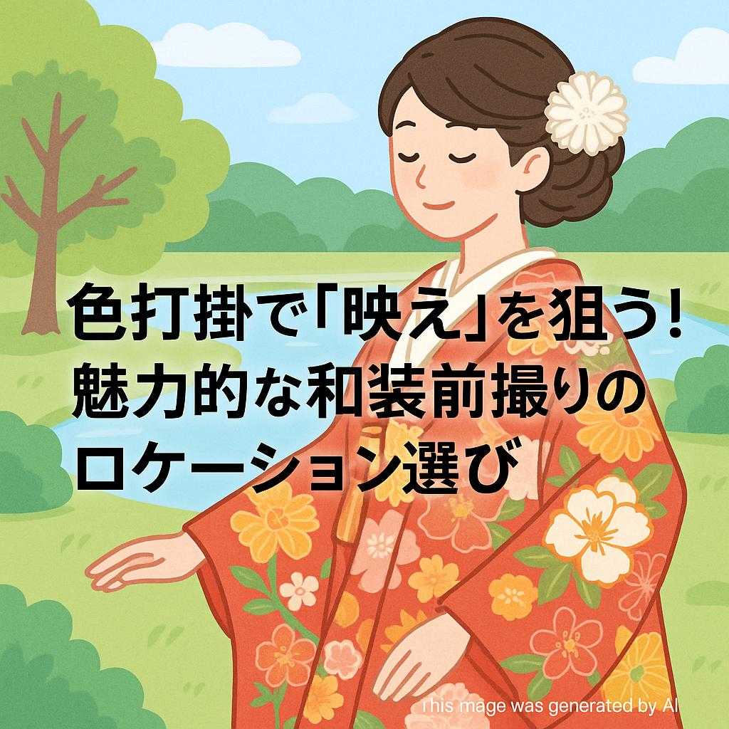 色打掛で「映え」を狙う!魅力的な和装前撮りのロケーション選び