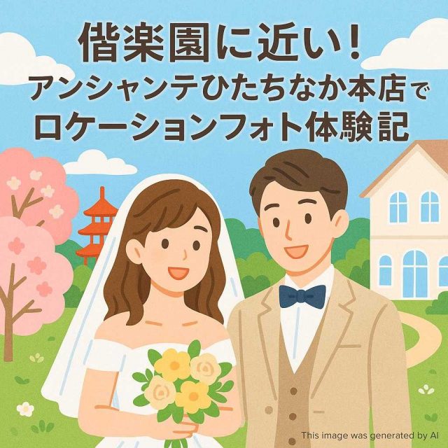 偕楽園に近い！アンシャンテひたちなか本店でのロケーションフォト体験記