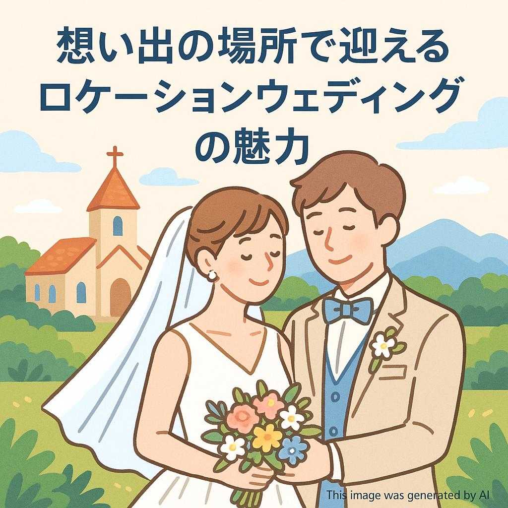 想い出の場所で迎えるロケーションウェディングの魅力