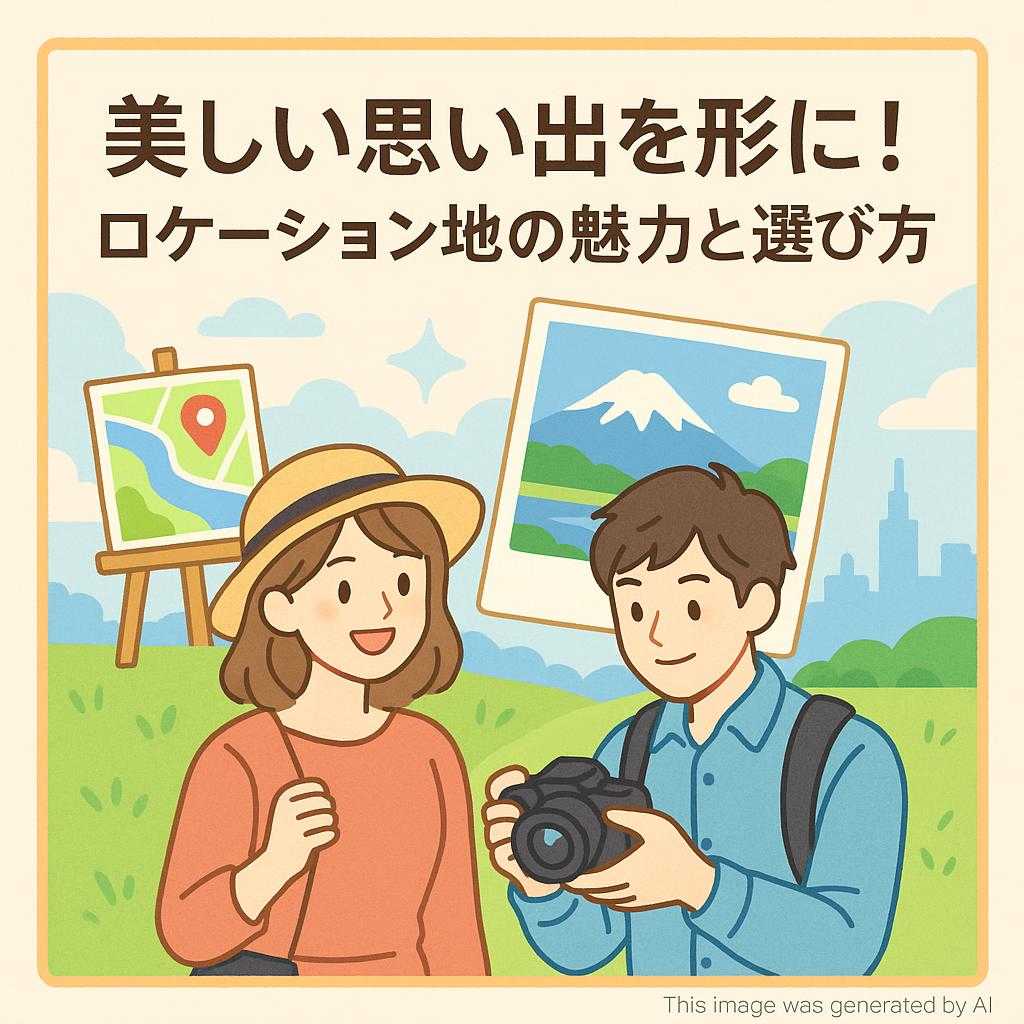 美しい思い出を形に！ロケーション地の魅力と選び方