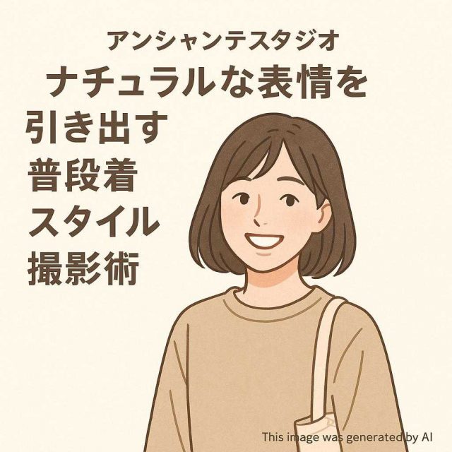 アンシャンテスタジオナチュラルな表情を引き出す普段着スタイル撮影術