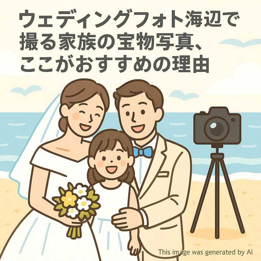 ウェディングフォト海辺で撮る家族の宝物写真、ここがおすすめの理由