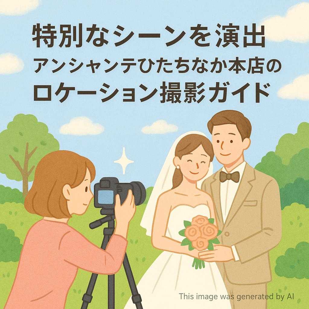 特別なシーンを演出 アンシャンテひたちなか本店のロケーション撮影ガイド