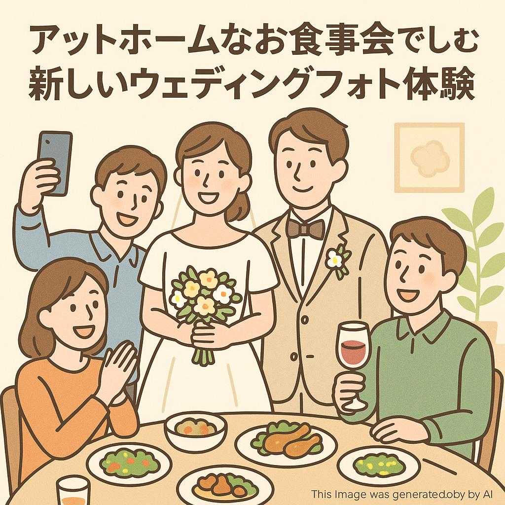 アットホームなお食事会で楽しむ新しいウェディングフォト体験