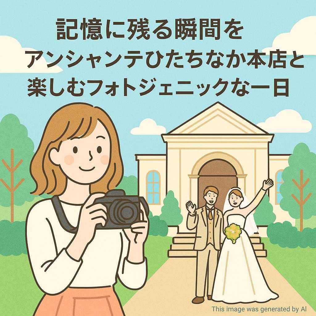 記憶に残る瞬間を アンシャンテひたちなか本店と楽しむフォトジェニックな一日