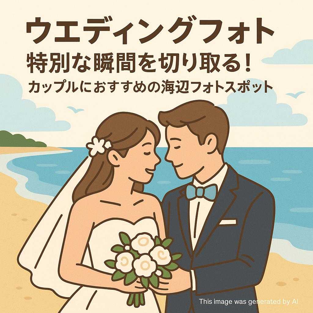 ウェディングフォト特別な瞬間を切り取る！カップルにおすすめの海辺フォトスポット