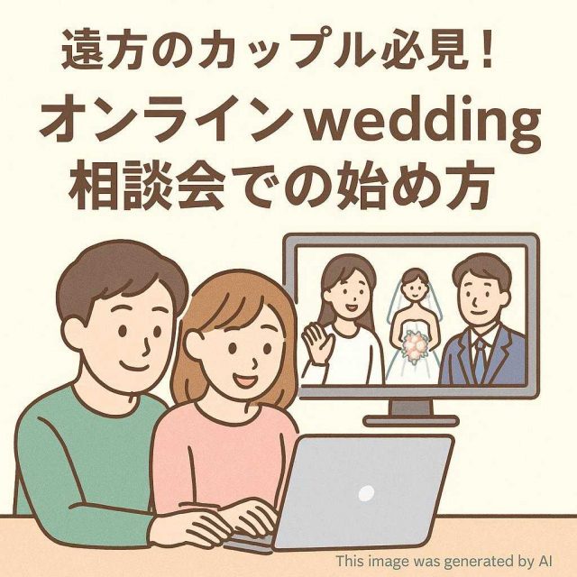 遠方のカップル必見！オンラインwedding相談会での始め方