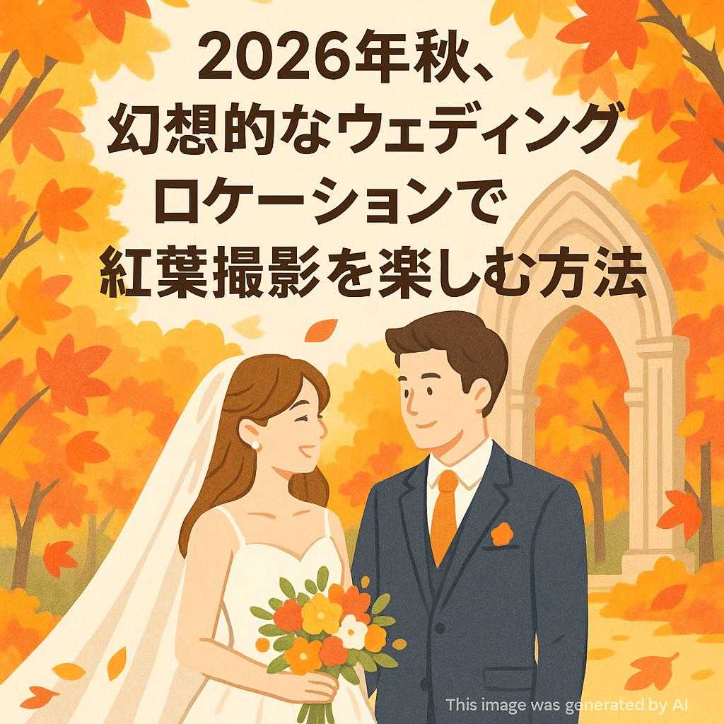 2026年秋、幻想的なウェディングロケーションで紅葉撮影を楽しむ方法