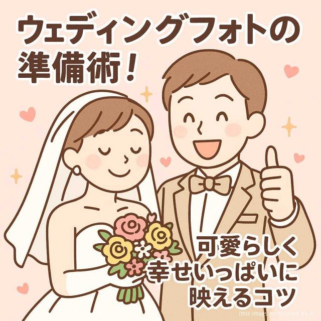 ウェディングフォトの準備術！可愛らしく幸せいっぱいに映えるコツ