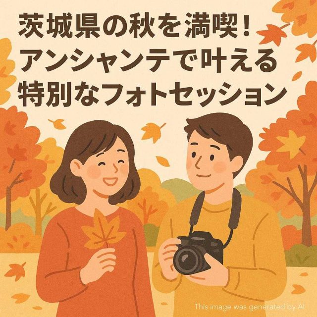 茨城県の秋を満喫！アンシャンテで叶える特別なフォトセッション