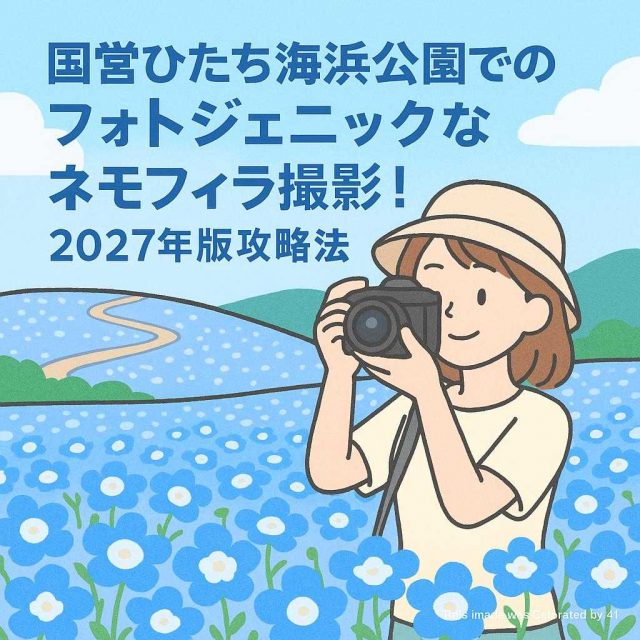 国営ひたち海浜公園でのフォトジェニックなネモフィラ撮影！2027年版攻略法