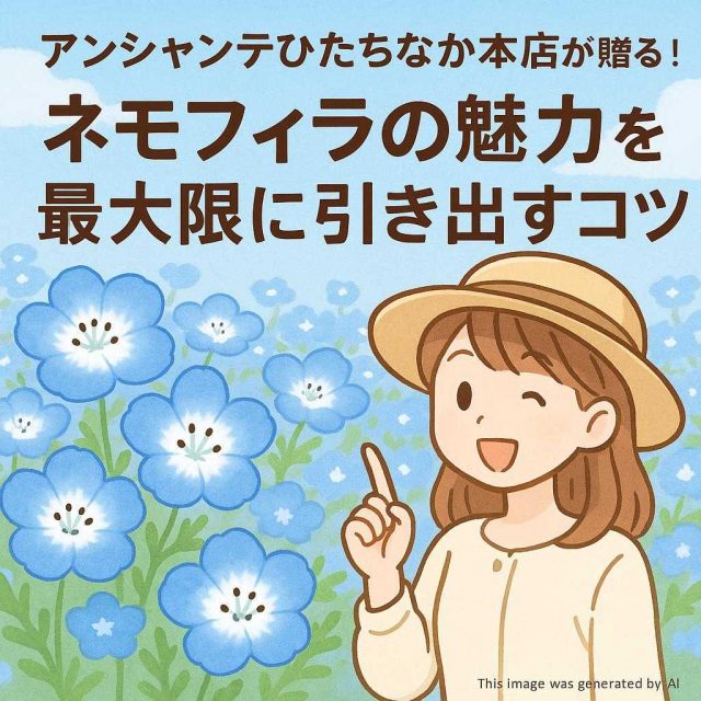 アンシャンテひたちなか本店が贈る！ネモフィラの魅力を最大限に引き出すコツ